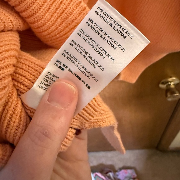 Free People Easy Street Color Block Sweater Size XS - Picture 9 of 10